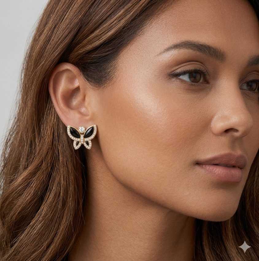 Elegant Gold Hoops detail